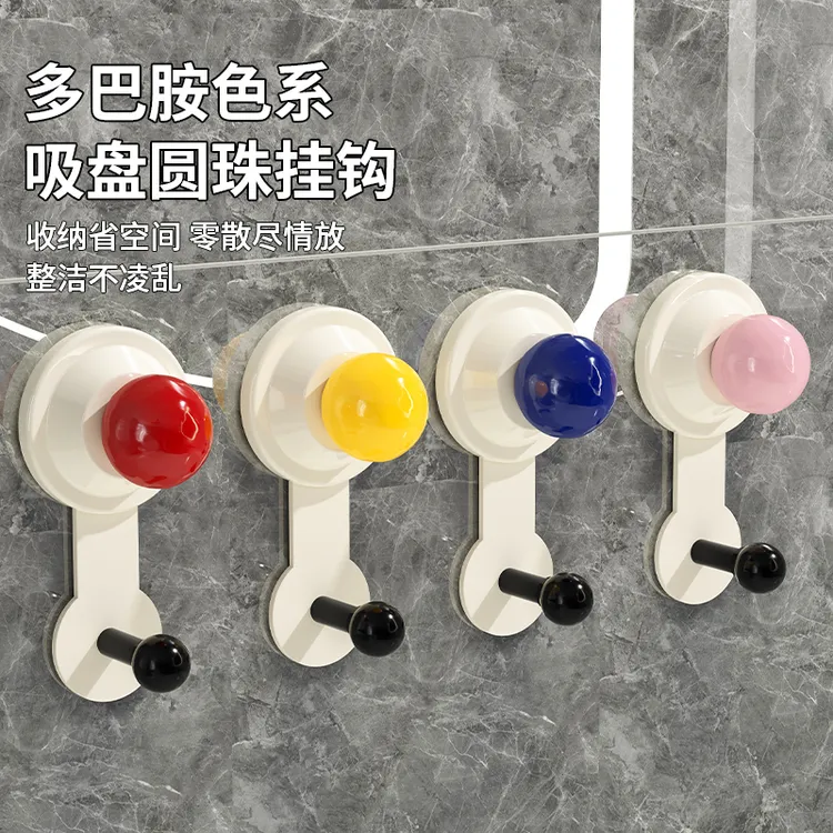 强力吸盘挂钩卫生间浴室墙上承重无痕毛巾挂衣钩厕所创意壁挂粘钩