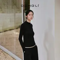 东黎 山羊绒  我不被驯化-衿逸 流光风女士半高领打底长袖5158
