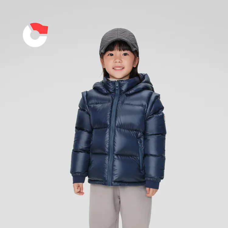 保姆鹅 儿童羽绒服短款防风防寒中大童连帽保暖加厚冬季[NG2815]