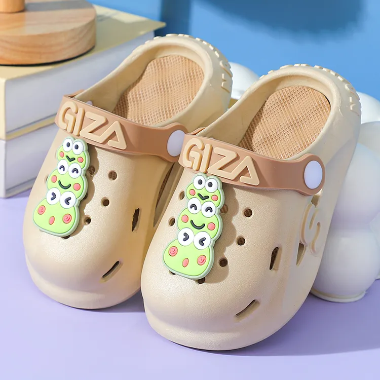 外出踩屎感软底男童洞洞鞋夏季新款潮流外穿耐磨防滑不臭脚洞洞鞋