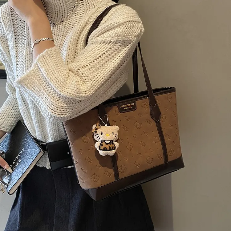 高级感单肩大包包女式2025新款时尚简约大容量上班通勤复古托特包