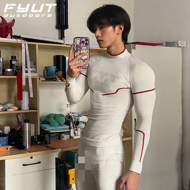 FYUT户外男女冬新款滑雪速干衣套装透气排汗速干锁温压缩功能内衣