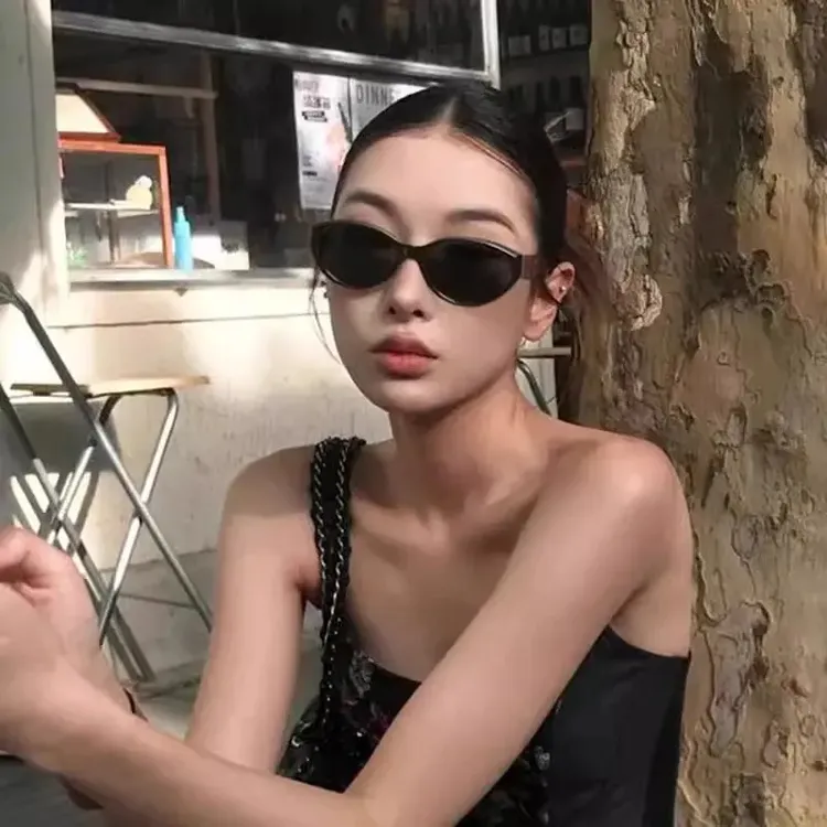 ZHIXUAN夏季网红猫眼墨镜女高级感ins韩版偏光太阳镜夏日防紫外线