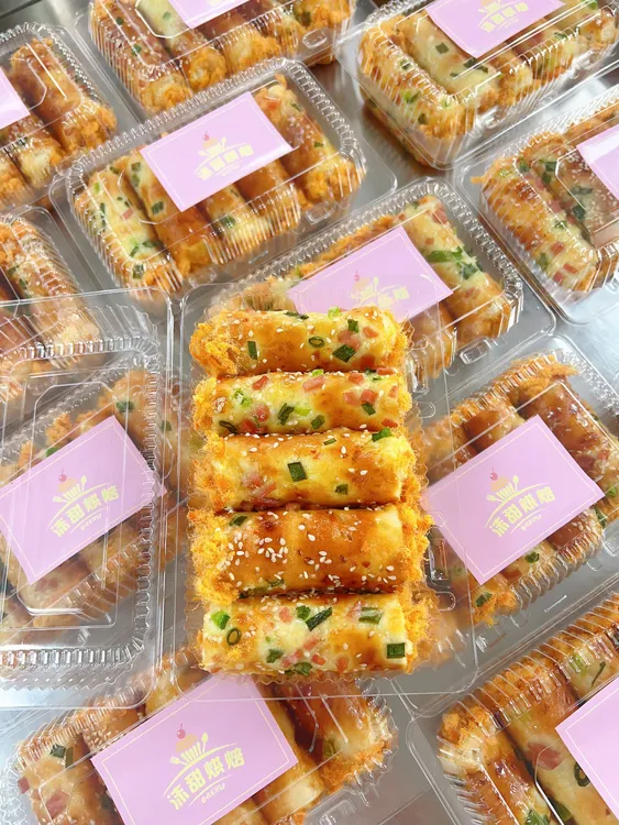 茉湉家 现烤童年迷你火腿肉松卷 网红款成人儿童早餐休闲下午点心