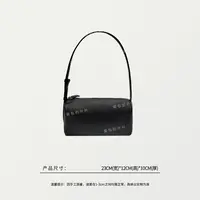 57032 韩版FP家，羊皮手提腋下笔筒单肩包，尺寸：23*12*10cm