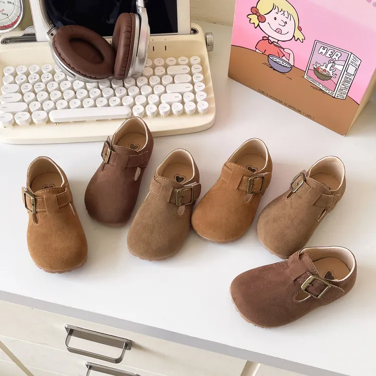 儿童鞋子2025春秋新款女童软底单鞋宝宝防滑鞋男童休闲百搭勃肯鞋