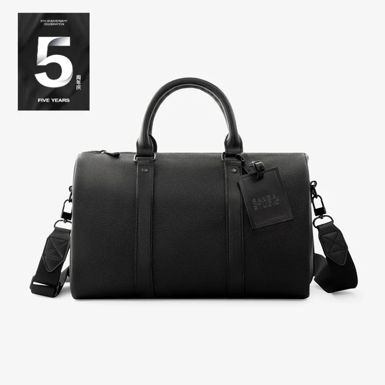 SANBAI 叁佰all black斜跨包手提旅行包-35寸