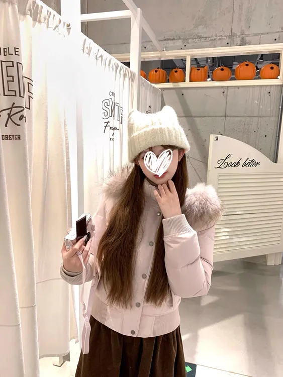 【内胆加绒】爱神贝拉 韩系大毛领高级感显瘦修身内里加绒棉服