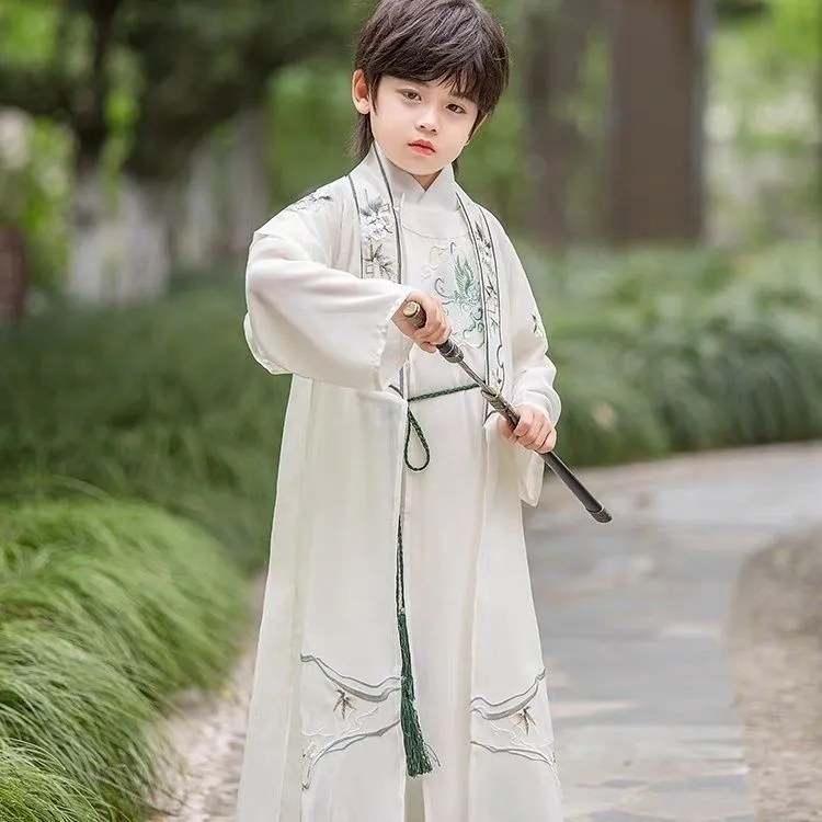 男童汉服夏季2023新款男孩古风帅气古装小少爷唐装儿童男款中国风