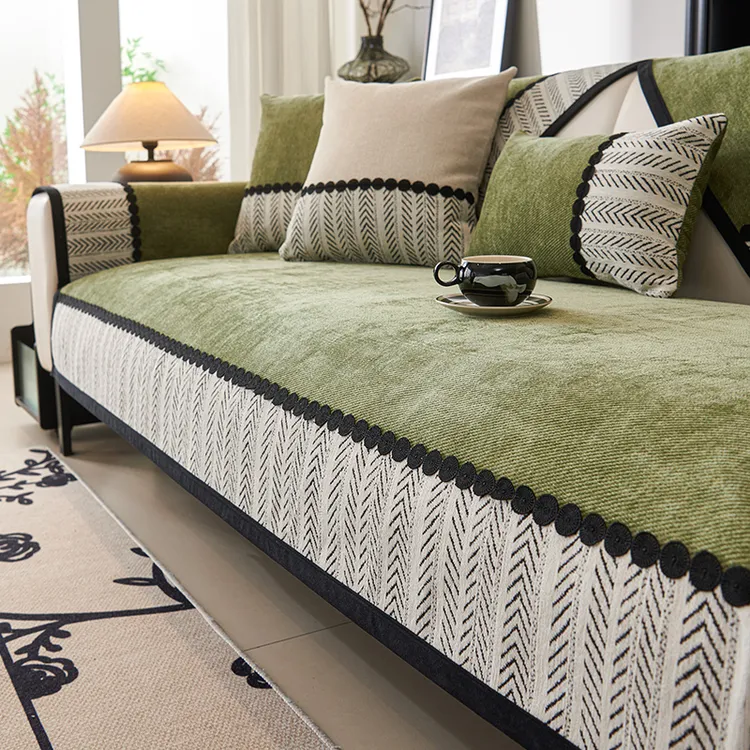 似水年华雪尼尔沙发垫