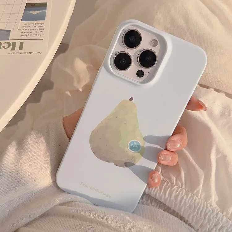 绿梨适用16ProMax苹果手机壳iPhone15趣味小众14菲林13磨砂12创意