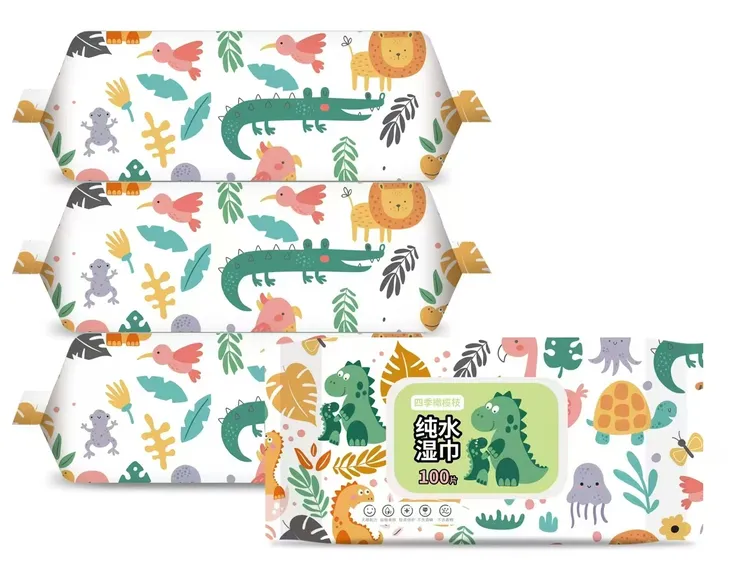 拉萨发货西藏包邮婴儿手口屁专用加大款加厚纯水湿纸巾家庭实惠装