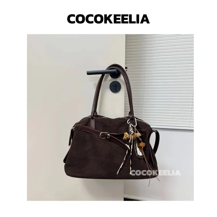 秋冬复古小众大容量托特包包女2025新款潮时尚百搭通勤单肩腋下包