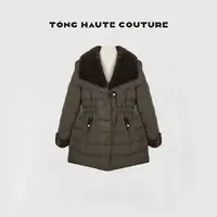 【遥寻】冬季新国标90白鹅绒拼接进口短二水貂时尚鹅绒服 YW478