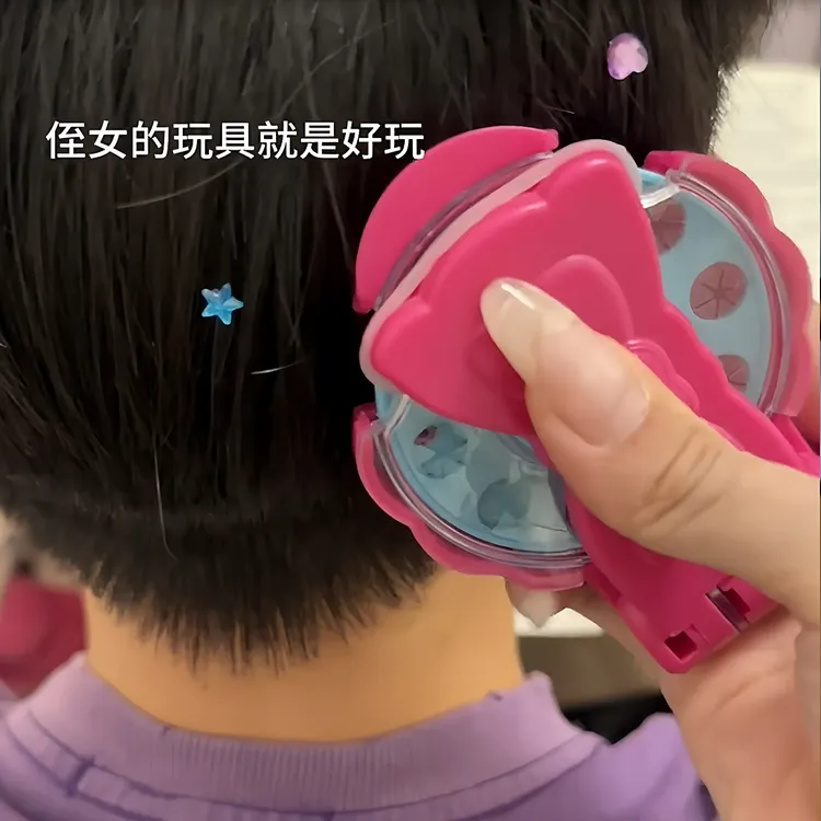 头发贴钻机DIY手工女宝发饰2025新款成人儿童小女孩洋气公主头饰