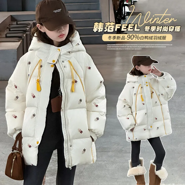 摩卡公主&5053印花羽绒服