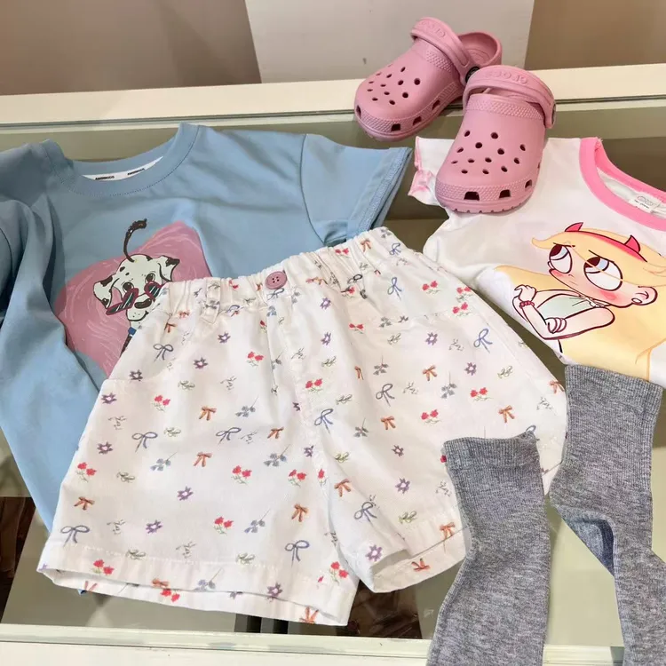 X.M可爱爆了！少女系Kitty刺绣短裤~250528