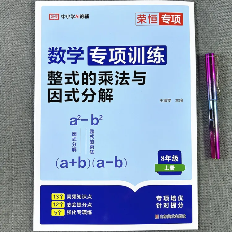 八年级上册数学专项整式的乘法与因试分解全等三角形分式对称轴