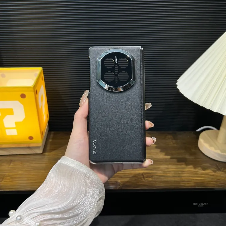 适用于华为matex7手机壳x7折叠屏保护套真皮双中轴磁吸后壳防摔