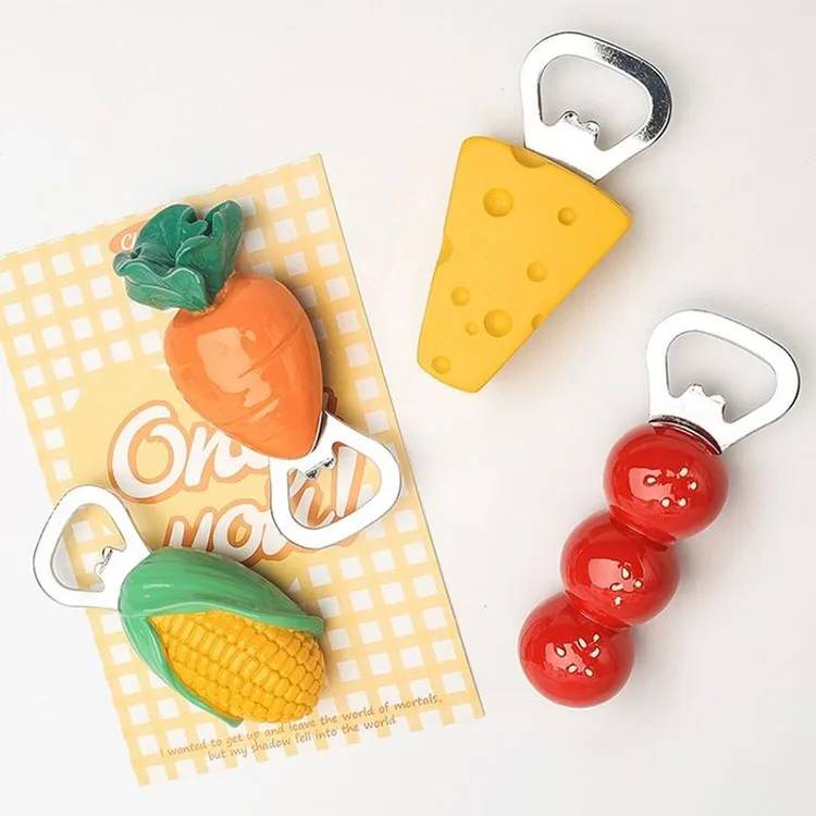 奶酪糖葫芦磁吸开瓶器创意奶油风开盖神器冰箱贴瓶盖起子家用可爱