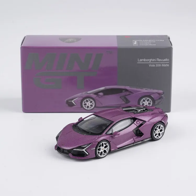 MINIGT车模 1:64 合金 1121号 兰博基尼 大牛 30周年 汽车模型
