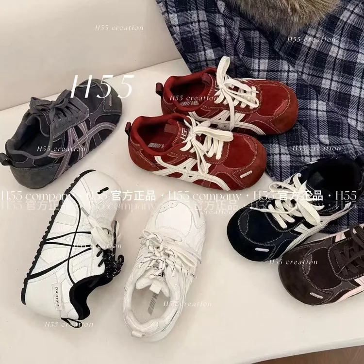 H55女鞋【单/棉】迷你小泡芙｜巨显脚小的圆头面包鞋3.5cm63-2991-KY