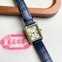 黑金罗马刻度复古方形手表YN008 YN