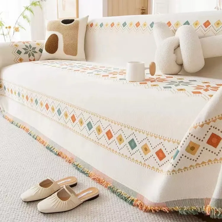 波西米亚风格防滑沙发盖巾四季通用沙发沙发布全沙发巾盖布全包