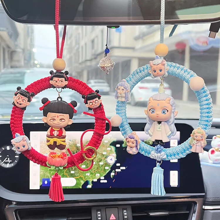 diy手工哪吒车载挂件敖丙公仔挂饰材料包送男女朋友创意生日礼物
