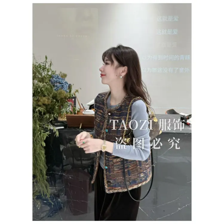 桃子自制 09500 【优雅千金】秋冬季高端定制小香马甲