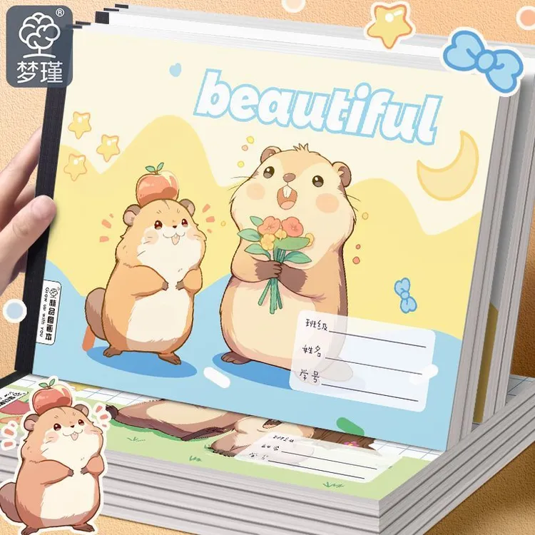 A4加厚图画本画画绘画纸儿童幼儿园小学生速写美术本子空白涂鸦本