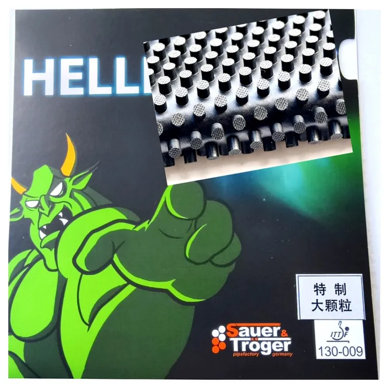 新品大颗粒德国索尔特地狱之火乒乓球长胶单胶皮超软防弧下沉怪胶