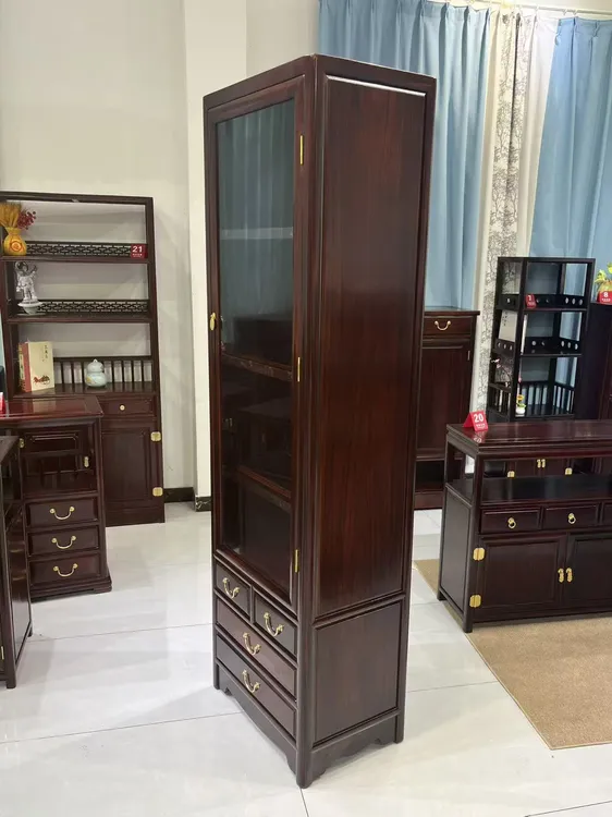 黑酸枝木198酒柜展示柜