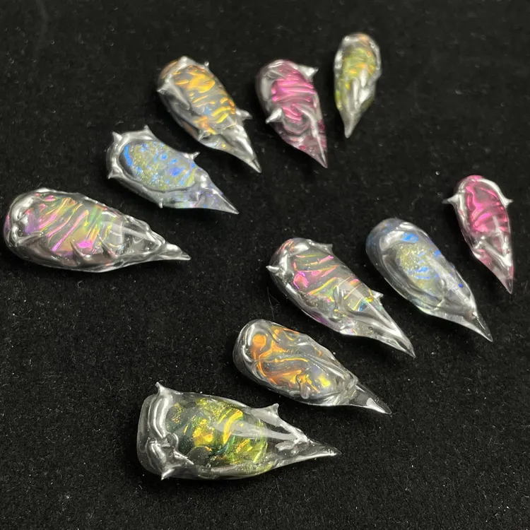 【樱龙脉冲】多巴胺金属刺甜酷风短龙个性异形龙爪穿戴甲