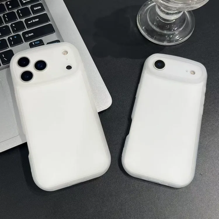 高级感简约纯色适用iPhone17Promax手机壳苹果16肤感15磨砂14防摔