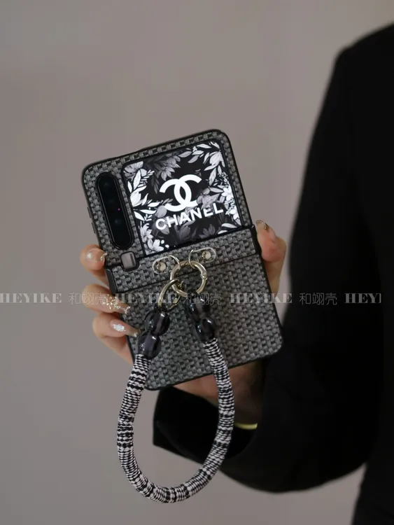 中古风皮纹适用华为purax手机壳mixflip折叠pocket2包中轴zflip7