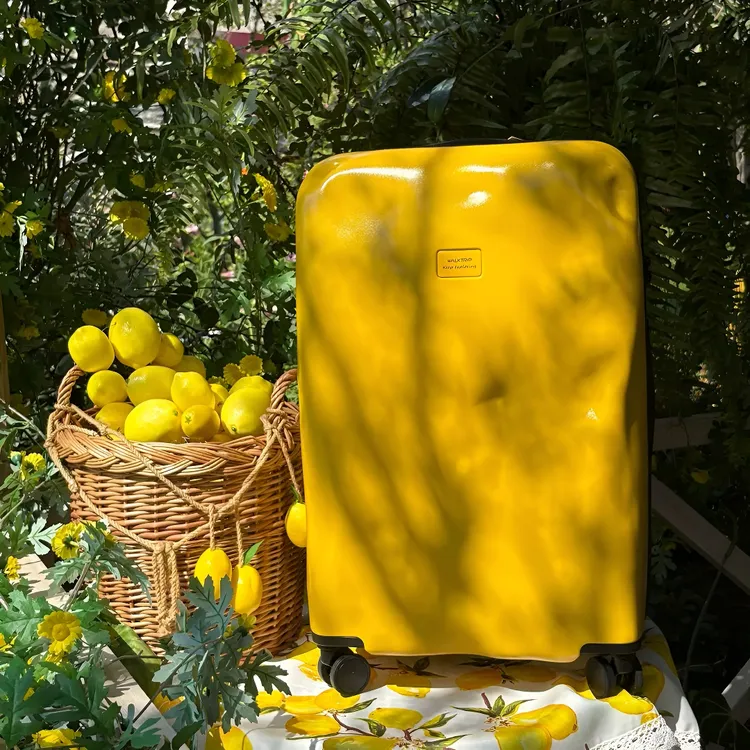 出口行之旅破损行李箱女轻便拉杆箱凹凸旅行箱20寸登机箱28大容量