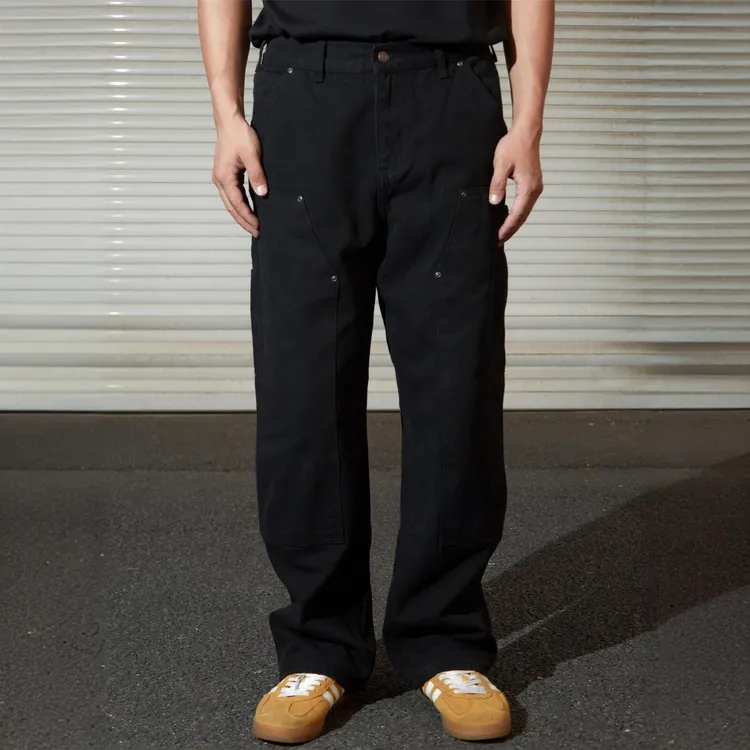 2025秋冬新款潮流百搭伐木裤工装裤长裤直筒男生水洗复古休闲裤