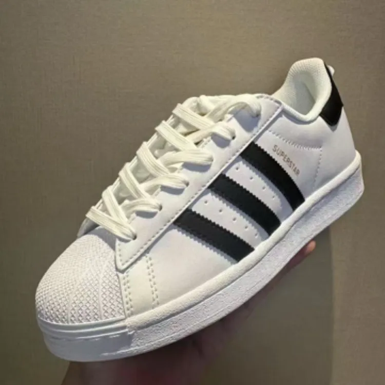 金标黑色贝壳鞋男女款贝壳头夏季清凉小白鞋厚底板鞋休闲运动鞋男