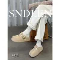 ⭐⭕家⭐内增高魔术贴博肯拖鞋