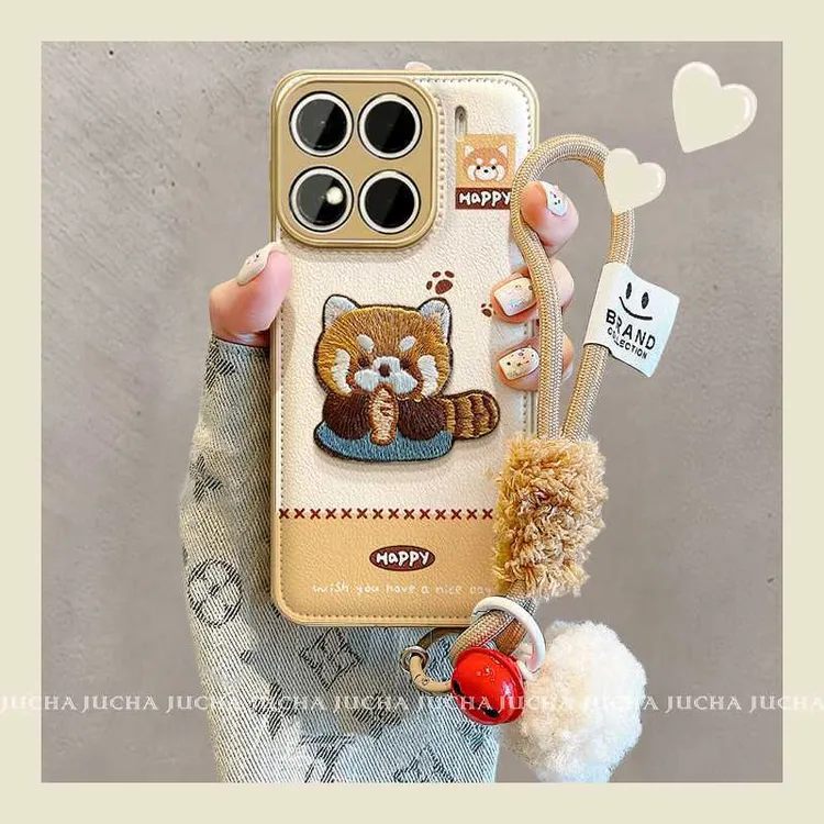 摸鱼小浣熊适用小米15pro手机壳卡通可爱xiaomi14新款13小众12女