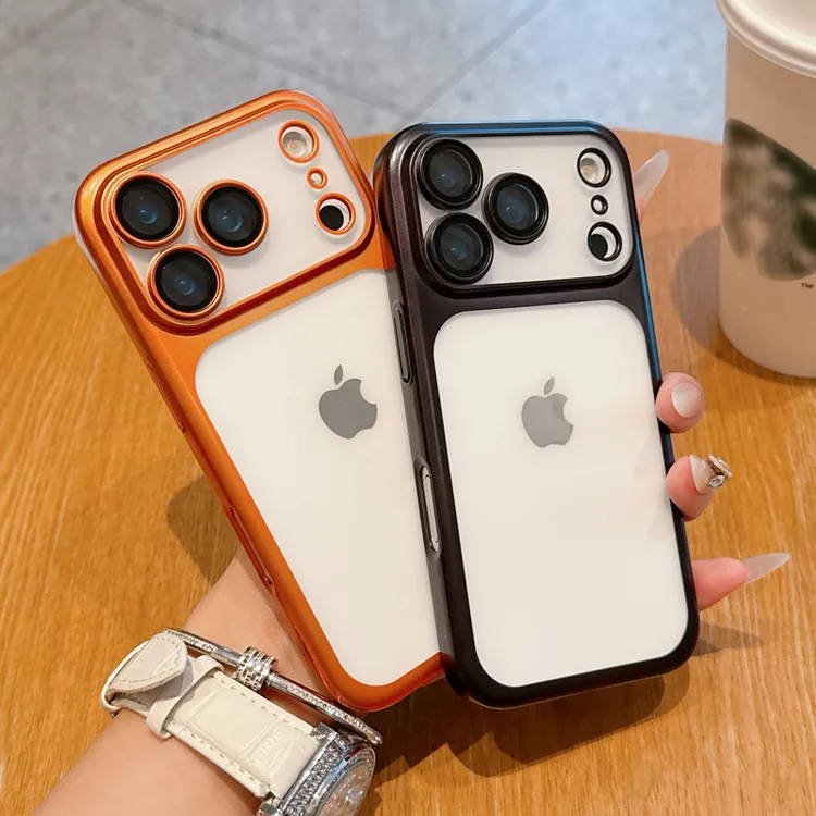 适用iPhone苹果17promax手机壳轻薄散热17pro半透明17全包镜头硬