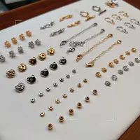 铜镀金高保色配件DIY饰品串珠配件