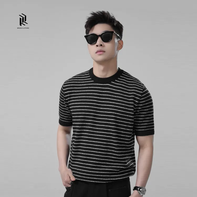 RHETT KELLEY 25ss『cleanfit』假日感职装休闲圆领男士短袖针织衫