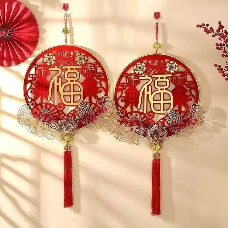 大号发财果圆福挂件客厅房门玄关喜庆立体装饰品