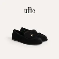 UFFIE于绘  绒面圆头毛毛鞋