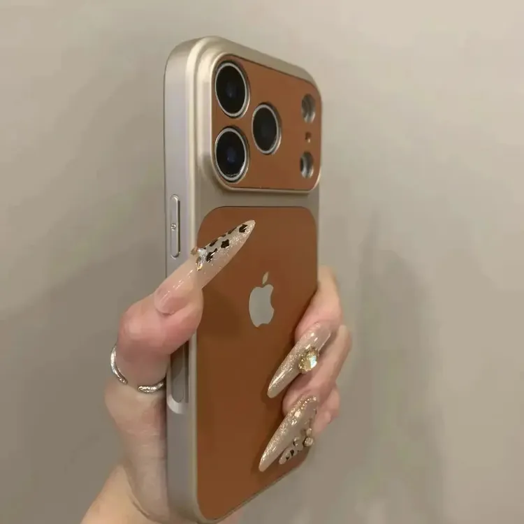 秒变17素皮大视窗手机壳适用于iPhone17promax/16/15苹果13创意壳