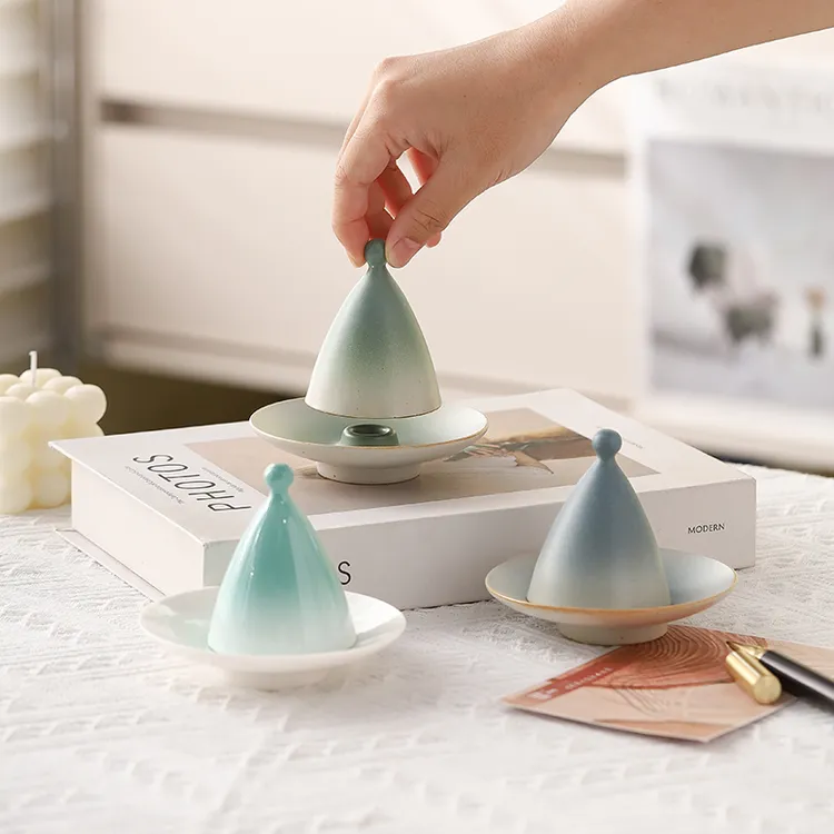 小康泡简约陶瓷铃铛杯创意锥形神器小口径功夫茶杯个人品茗主人杯商品图