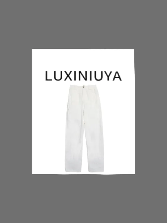 【LUXINIUYA】爆灯裤！100棉弯刀遮胯显瘦多口袋长裤#QDK158