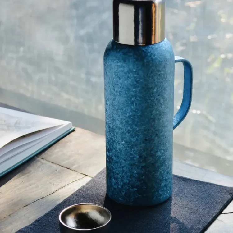 【抖视严选】美学纯钛保温壶大容量传家宝家用旅行壶茶壶钛壶焖茶壶